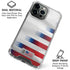 USA Soccer Flag iPhone 16 Pro Clear Case